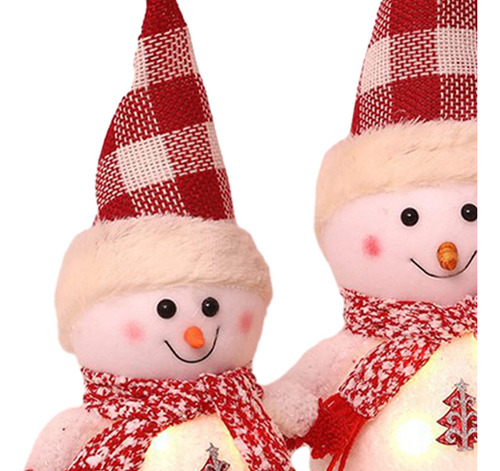 Decoración Navideña, Muñeco De Nieve, Decoración De Mesa