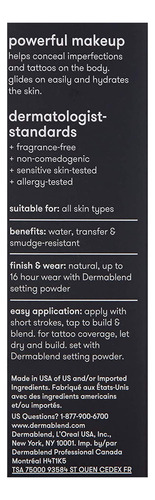 Base de maquillaje en crema Dermablend I0103436 Quick-Fix Body tono beige - 30mL