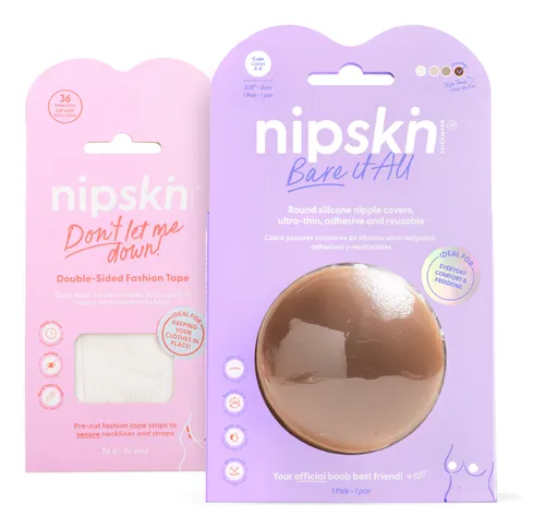 Cubre Pezón Más Cinta Adhesiva Invisible Ropa Doble Faz