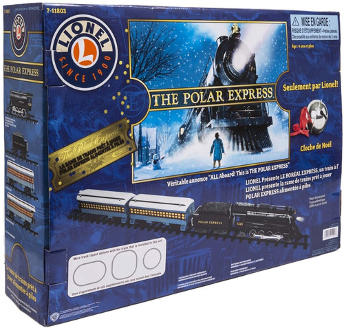 Imagen 8 de 8 de Juego De Tren Lionel The Polar Express A Batería Con Remoto