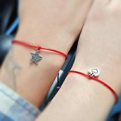 Pulseras De Hilo Rojo Para Novios, Buena Suerte