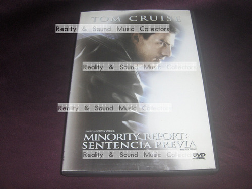 Minority Report Sentencia Previa Pelicula Dvd Tom Cruise (Usado)
