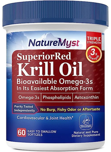 Aceite Krill 1000 Mg Naturemyst - Unidad a $3498