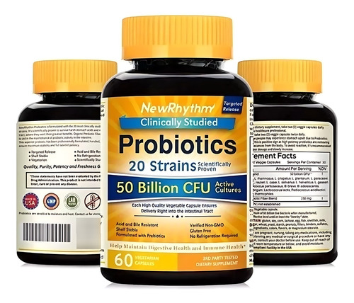 Probioticos 50 Billones Cfu New - Unidad a $2024