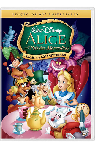 Dvd Alice No País Das Maravilhas - Edição De 60º Aniversário