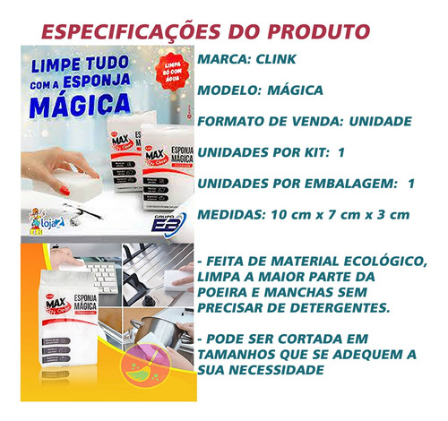 Imagem 6 de 8 de Kit Esponja Mágica Limpeza Tira Manchas Pesadas Bucha 15 Und