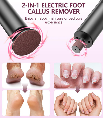 Removedor De Callos Eléctrico Para Pies Lima De Uñas Eléctri