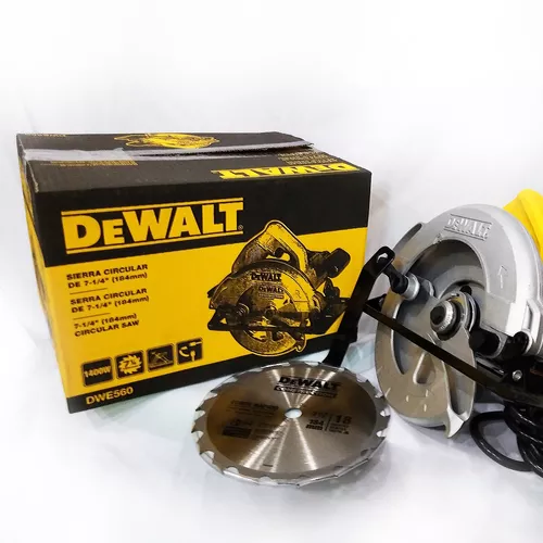 SIERRA CIRCULAR 7 1/4PLG. 1400W DEWALT DWE560-B3