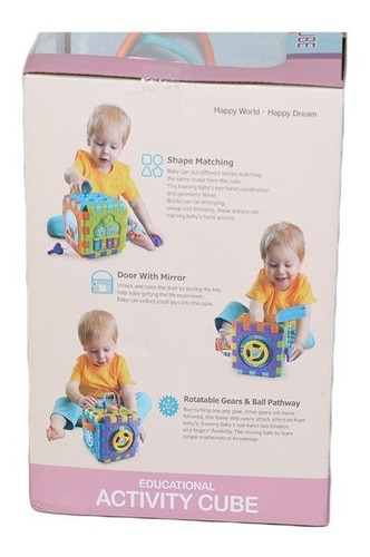 Cubo Didactico 6en1 Musical Juega Y Aprende Con Actividades