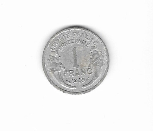 Ltc373. Francia, Moneda De 1 Franco De 1949.