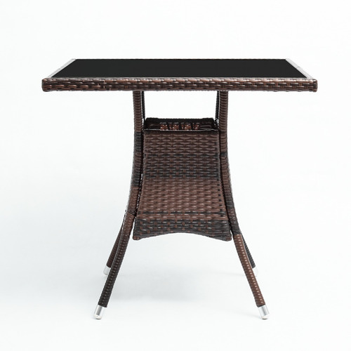 Imagen 5 de 9 de Combo Sillas Mesa Símil Rattan Exterior Calidad Premium
