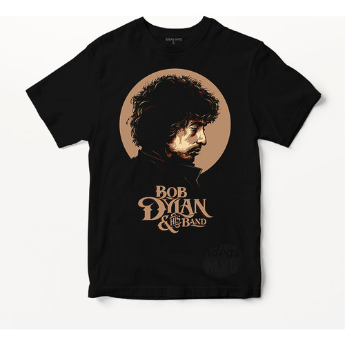 Remera Bob Dylan (negra:) Ideas Mvd