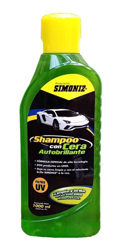 Shampoo Con Cera Autobrillante Simoniz 1000 Ml