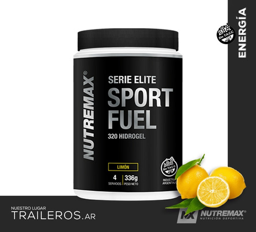 Sport Fuel X 336gr. (limón) - Hidrogel - Hidratos - Nutremax