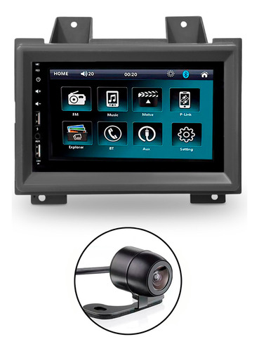 Central Multimídia Automotiva Mp5 S10 Bluetooth Usb + Câmera