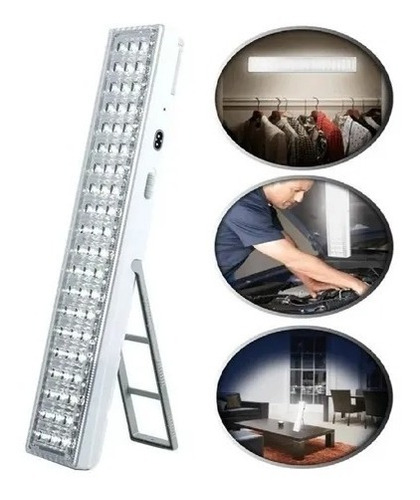 Lampara Foco Linterna Emergencia Luz Led Recargable 90 Led