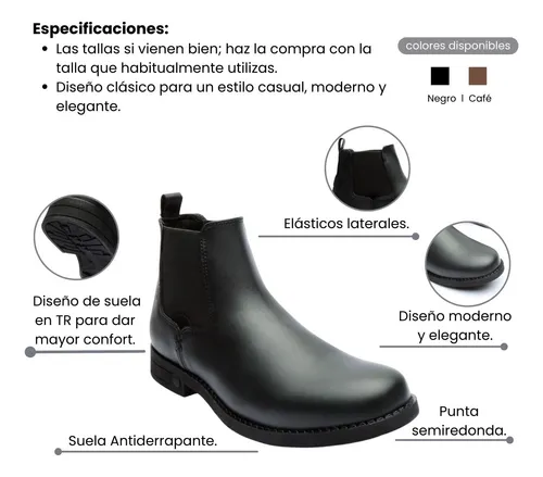 Botas negras para hombre shop