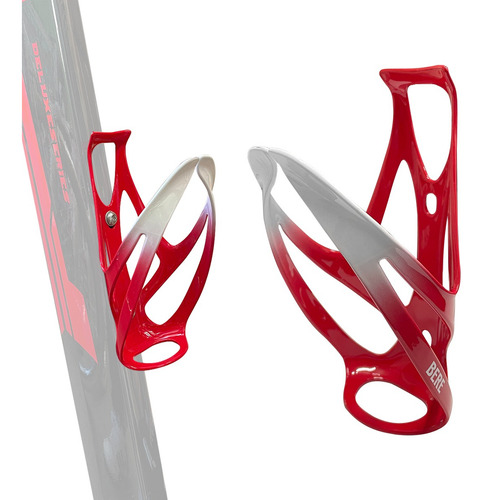 Soporte Porta Ánfora Botella Aerodinámica Bici Universal Color Rojo