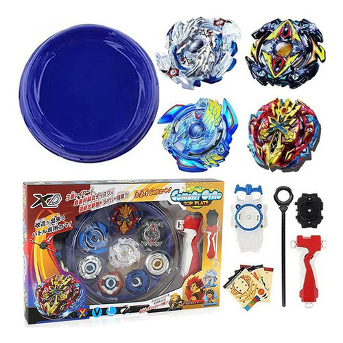 4 Juguetes Beyblade Xd168 Con Estadio, Para Niños Arena Burs