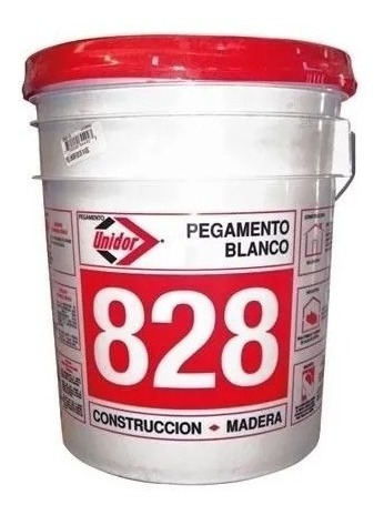 Cubeta Pegamento Blanco 828 Unidor 18 Litros 