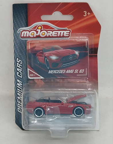 Mercedes Benz Amg Sl 63 Majorette Coleccion Premium Cars Rojo