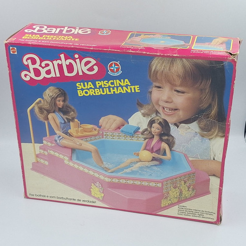 Barbie Piscina Borbulhante Estrela Completa 1987 Antiga