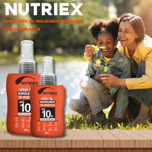 Spray Repelente Insetos Nutriex Profissional 10 Horas 100ml