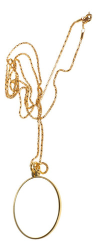 6x Colgante Con Monóculo Cadena Oro
