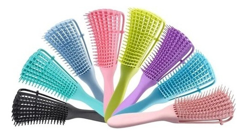 Cepillo Mágico Desenreda Pelo No Rompe Las Fibras Color Rosa