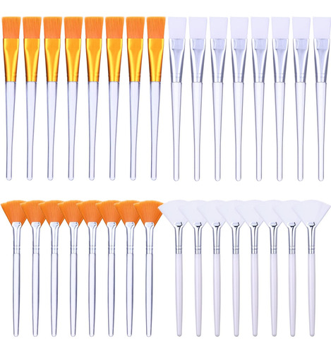 32 Piezas Juego De Brochas Para Mascarillas Faciales, Brocha