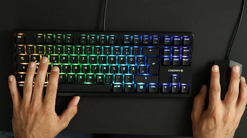 Teclado Mecánico De Cherry Mx Rgb Con Interruptores De Tecla