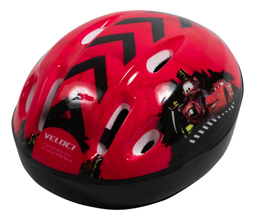 Paquete De 5 Cascos Protección Infantil Bicicleta R12 Cars Color Rojo Talla XS