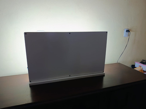 Espejo Hollywood Decorativo Con Luz Eléctrica - 100x 50cm Blanco