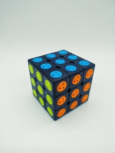 Cubo Mágico 3x3x3 Magic Cube Smile Profissional Interativo 