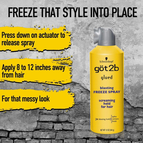 Got2b Glued Blasting Freeze 340g - Pronta Entrega