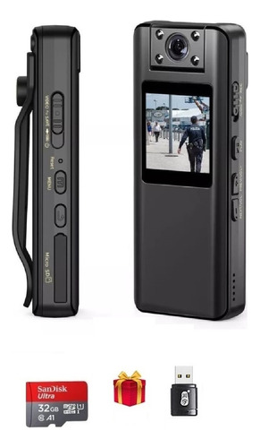 Câmera Espiã Com Display Discreto Infidelidade Bodycam 32gb