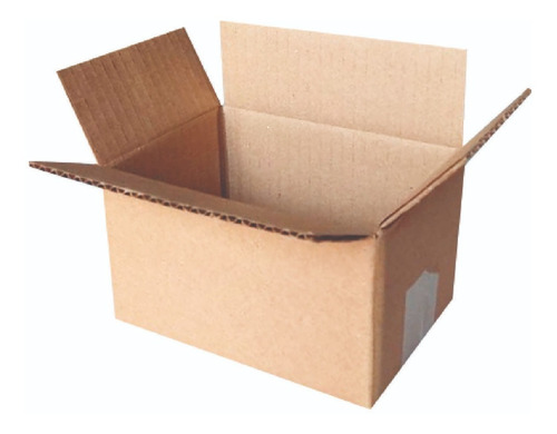 Imagen 2 de 3 de Caja Carton E-commerce 16x11 X9cm 50 Pzas Corrugado Kraft