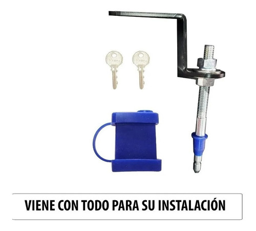 Imagen 2 de 8 de Candado Traba Rueda Auxilio Varios Modelos Bracco Original