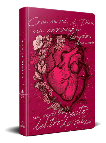 Biblia Rvr60/nombres De Dios/crea En Mí Un Corazón Limpio/rosada, De Varios. Editorial Clc, Tapa Dura, Edición 1 En Español, 2024