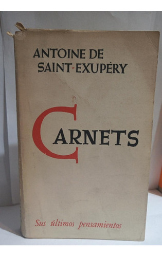 Carnets - Antoine De Saint-exupery - Usado 