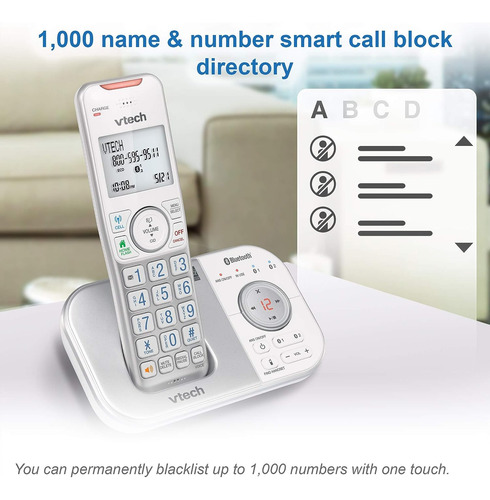 Telefonos Inalambricos Vtech 6.0 Bluetooth Con Contestador