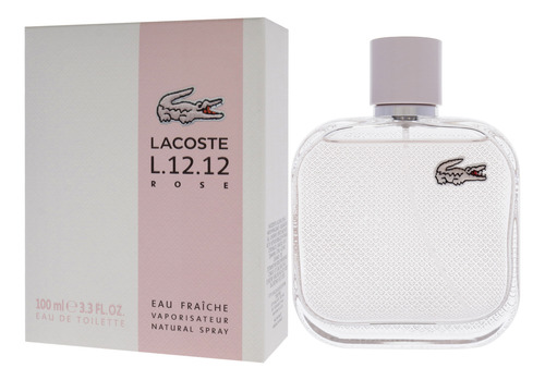 Perfume Lacoste Eau De L.12.12 Rose Eau Fraiche, 100 Ml, Par