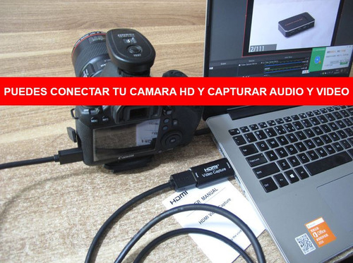 Imagen 4 de 8 de Capturadora De Video Liv Streaming Fhd Hd 1080 Hdmi Usb 4k F