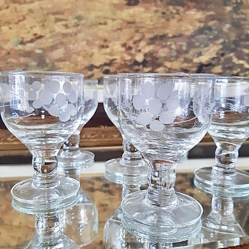 6 Copas De Licor Antiguas