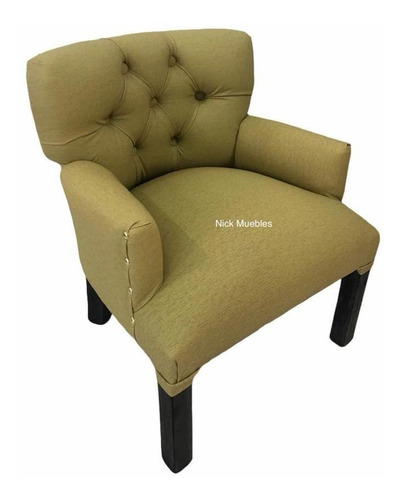 Silla Matera Poltrona Con Apoya Brazos En Capitone
