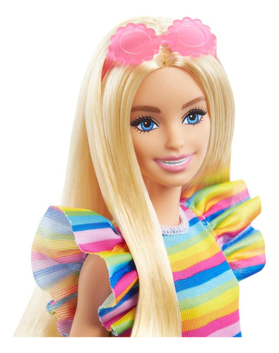 Muñeca Barbie Fashionista Rubia Con Ortodoncia - Original