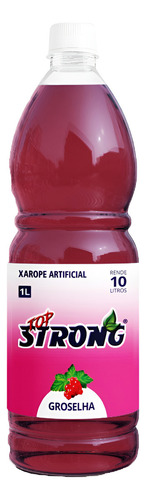 Xarope De Groselha Top Strong 1 Litro - Sem Glúten
