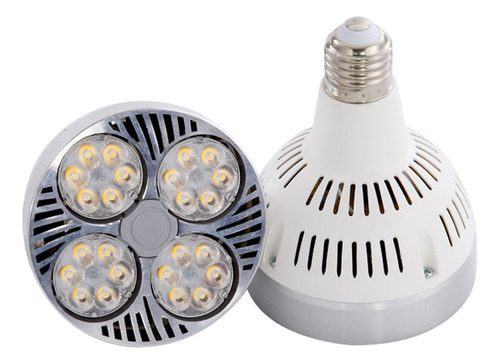 Luz Blanca 6000k 35w Led De Carril Con Carcasa Negra