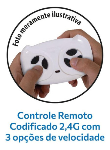 Carrinho Elétrico Infantil Bandeirante 12V Chevy Cor Menta com Controle Remoto