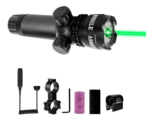 Mira Laser Punto Tactica Switch Remoto Rifles Pistolas Verde